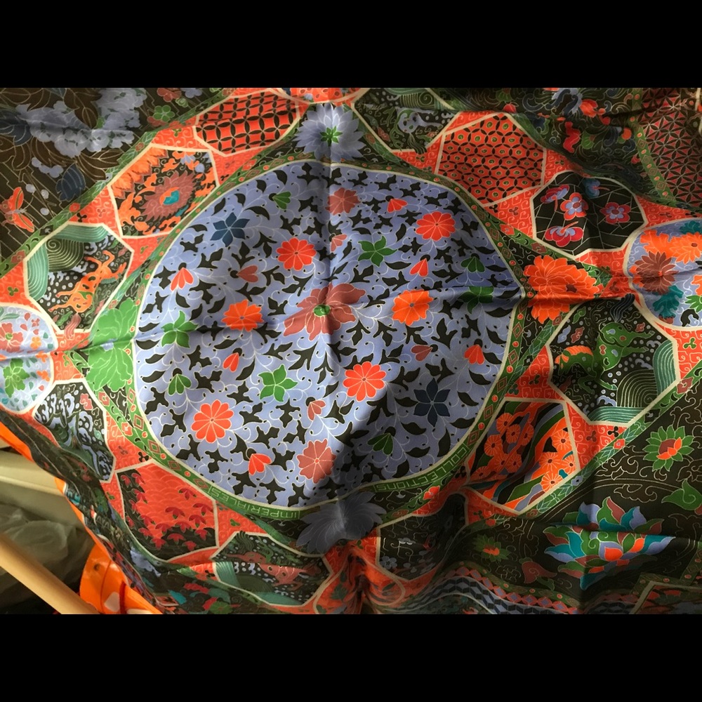 Hermès silk scarf